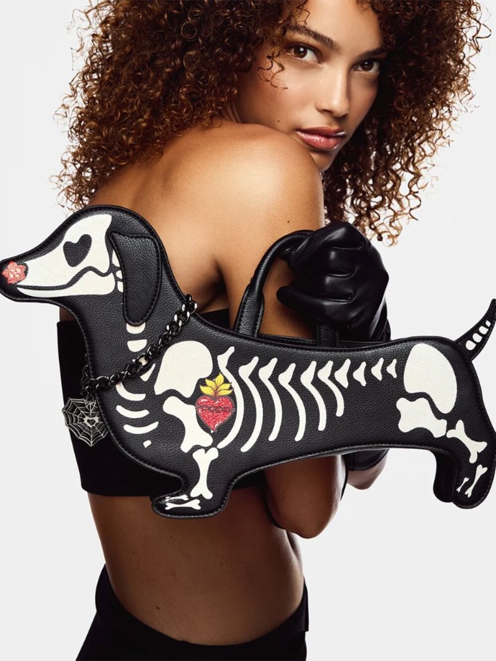 Betsey Johnson Kitch Weenie & The Beast Dachshund Doxie Crossbody Bag NWT 2026 - Picture 4 of 16